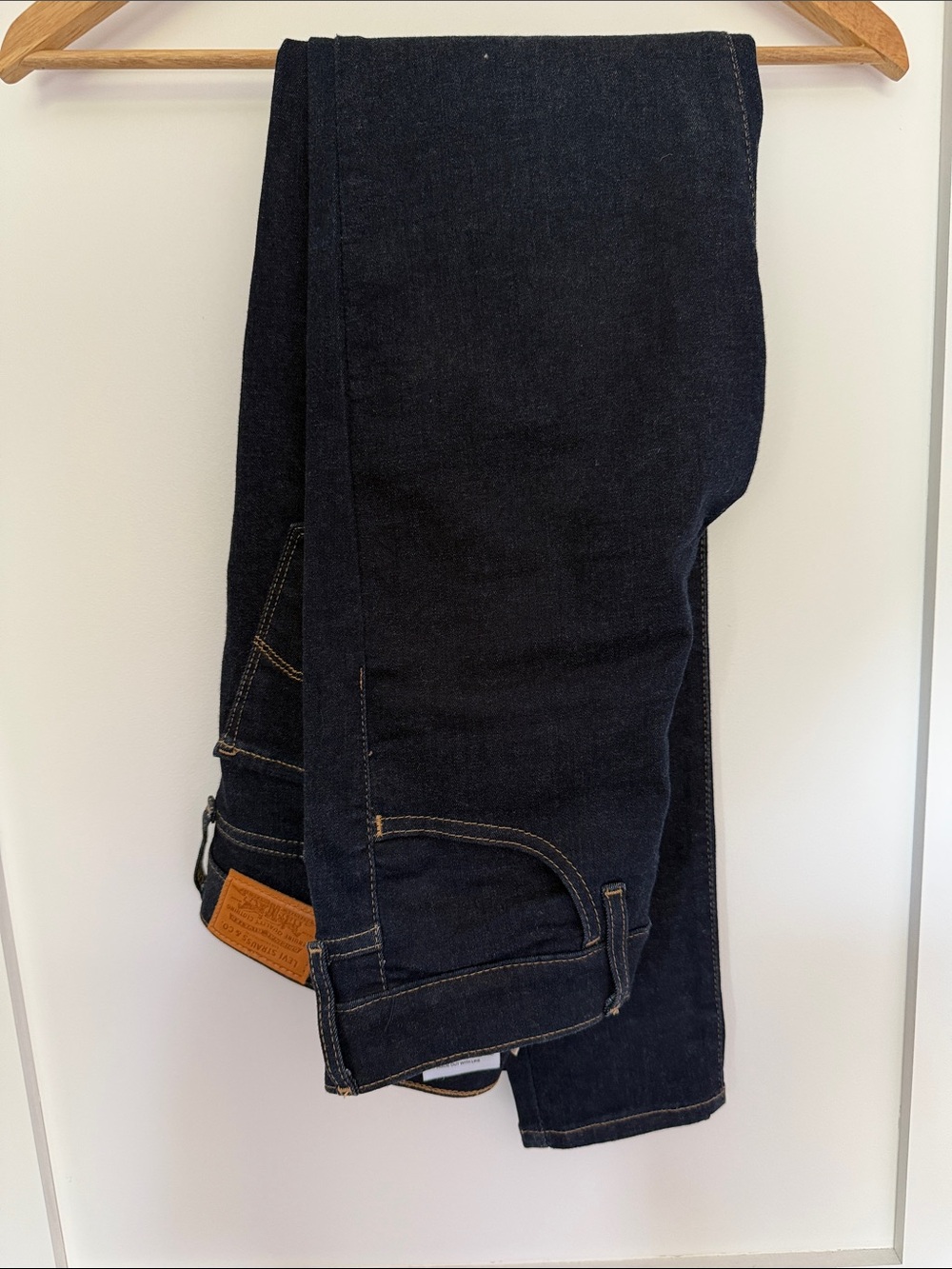 Levi's Skinny Jeans in Dark Blue Denim